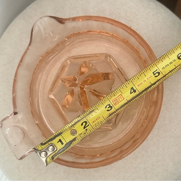 Pink Depression Glass Juicer - Picture 9 of 9
